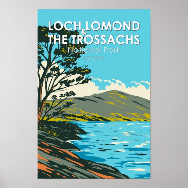 Affiche Le Loch Lomond et le Parc national des Trossachs (Devant)