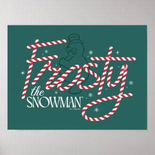 Affiche Le logo du Sucre de canne Snowman Frosty