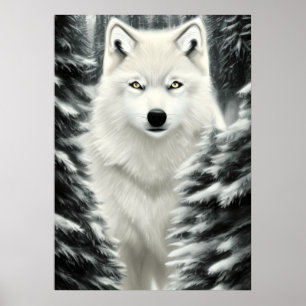 Affiche Le loup blanc