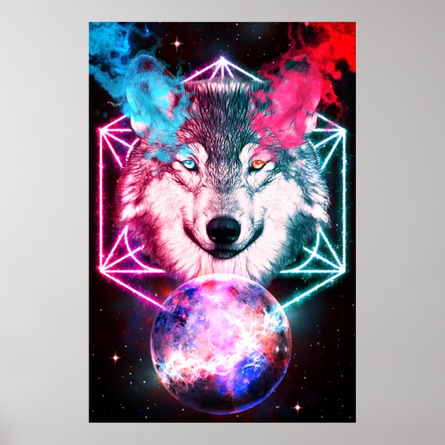 Affiche Le loup mystique de l'espace (Devant)