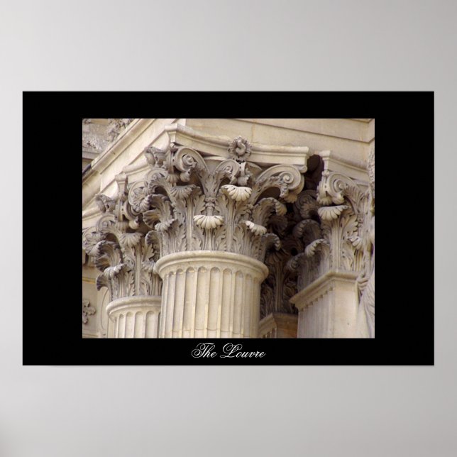 Affiche Le Louvre (Devant)