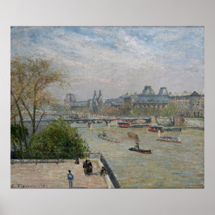 Affiche Le Louvre, Camille de printemps Pissarro