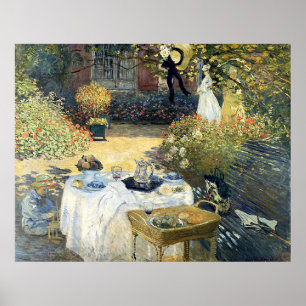 Affiche Le Luncheon Claude Monet