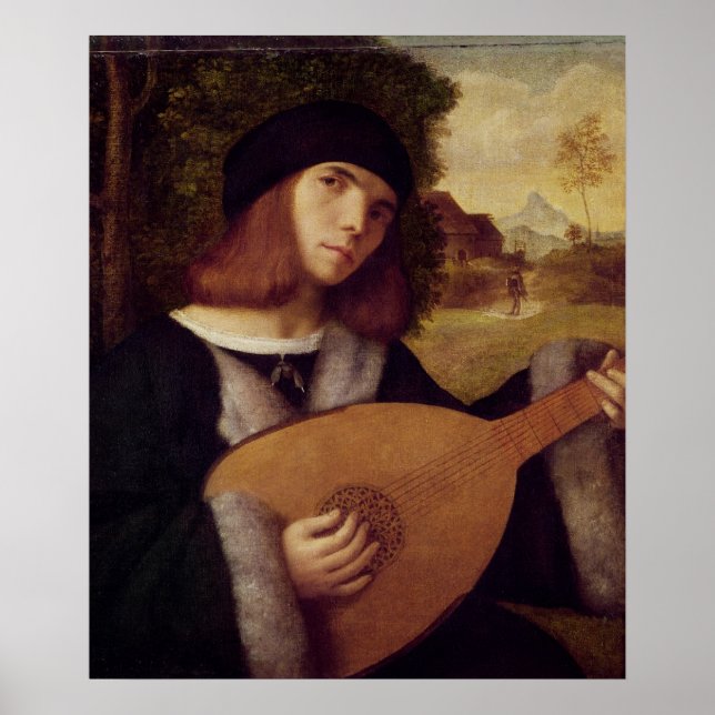 Affiche Le Lute Player (Devant)