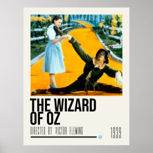 Affiche Le magicien de l'art cinématographique Oz