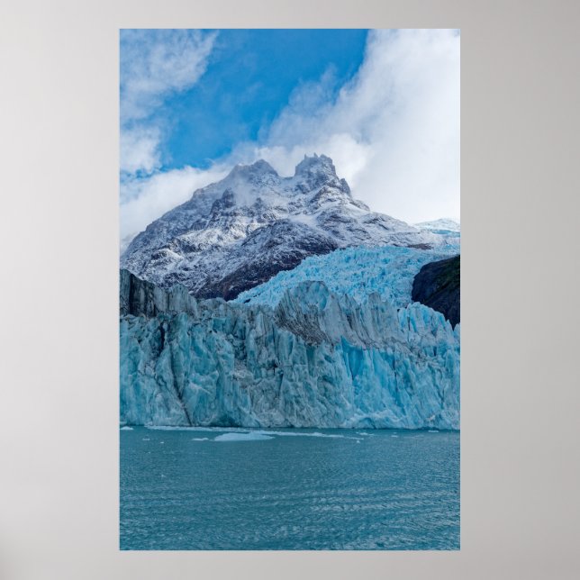 Affiche Le magnifique glacier Spegazzini en Patagonie (Devant)