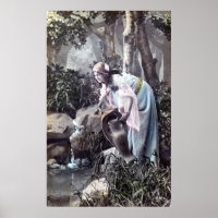 Le magnifique Maiden Romantique Français 1906 Vint