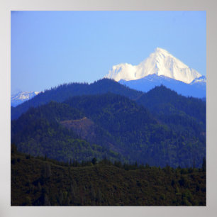 Affiche Le magnifique mont Shasta....