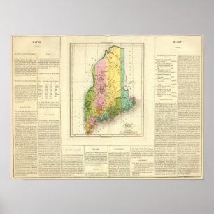 Affiche Le Maine USA