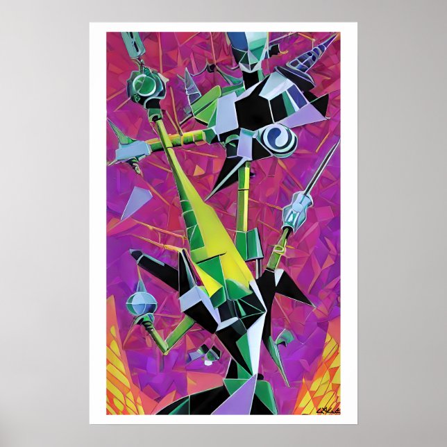 Affiche Le maître Swordsbot (Devant)