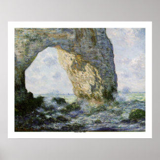 Affiche Le Manneporte de Claude Monet