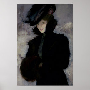 Affiche Le manteau de fourrure