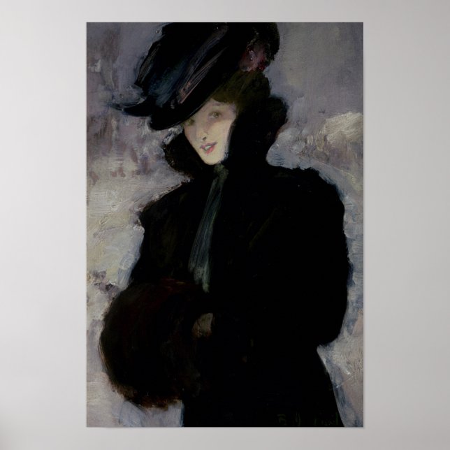 Affiche Le Manteau De Fourrure (Devant)