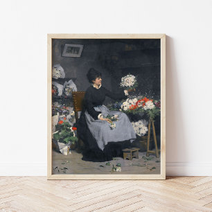 Affiche Le marchand de fleurs   Victor Gabriel Gilbert