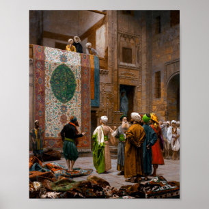 Affiche Le marchand de tapis Jean-Léon Gérôme