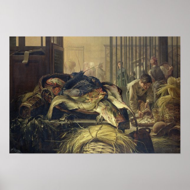Affiche Le Marché Aux Poissons (Devant)