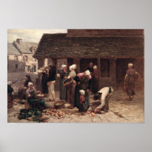 Affiche Le Marché de Ploudalmezeau