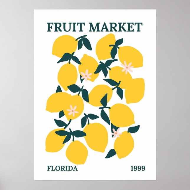 Affiche Le marché des fruits (Devant)