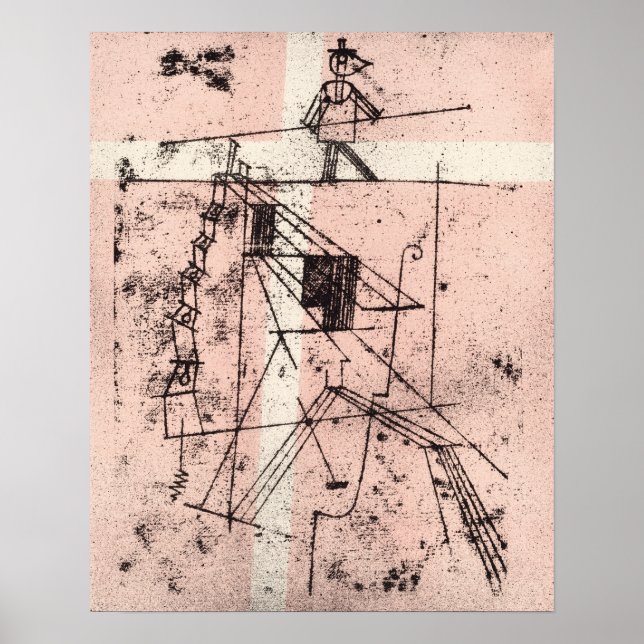 Affiche Le marcheur à corde serrée (Seiltänzer) (1923) par (Devant)