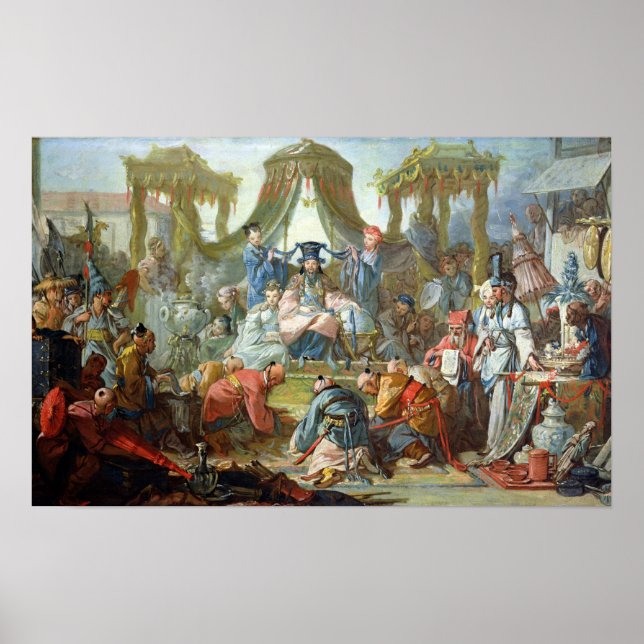 Affiche Le mariage chinois, ou un public avec (Devant)