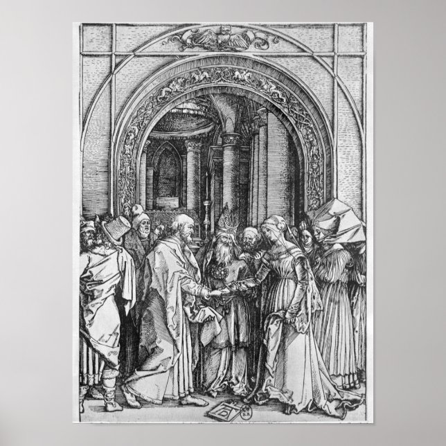 Affiche Le mariage de la Vierge (Devant)