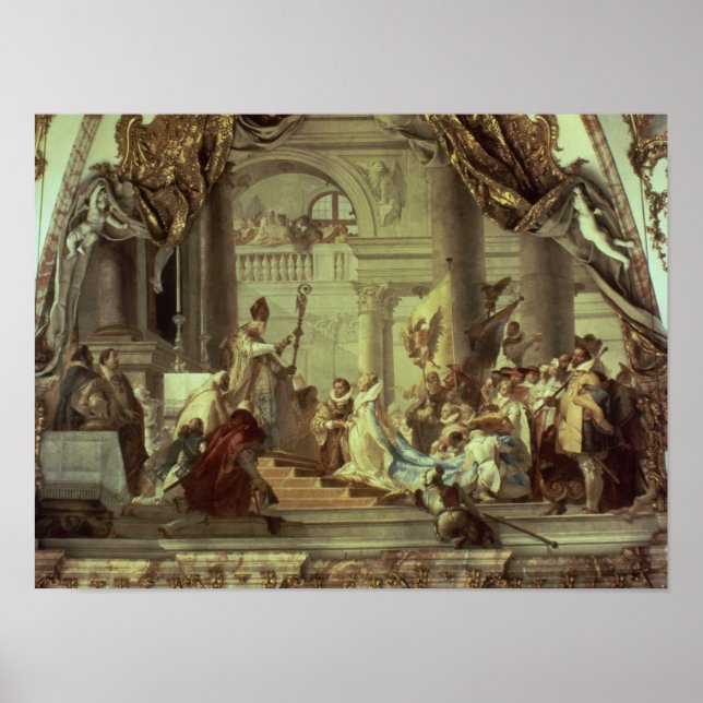 Affiche Le mariage de l'empereur Frederick Barbarossa (Devant)