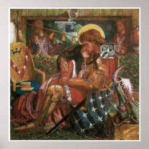 Affiche Le mariage de St George et de princesse Sabra