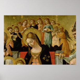 Affiche Le mariage du saint Catherine de Sienne