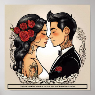 Affiche Le mariage est de trouver quelqu'un qui est d'acco