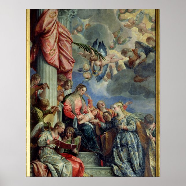 Affiche Le mariage mystique de Sainte Catherine (Devant)
