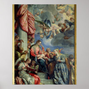 Affiche Le mariage mystique de St Catherine