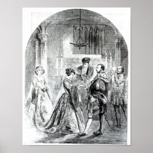 Affiche Le mariage privé d'Anne Boleyn