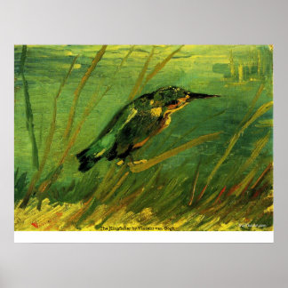Affiche Le martin pêcheur par Vincent van Gogh