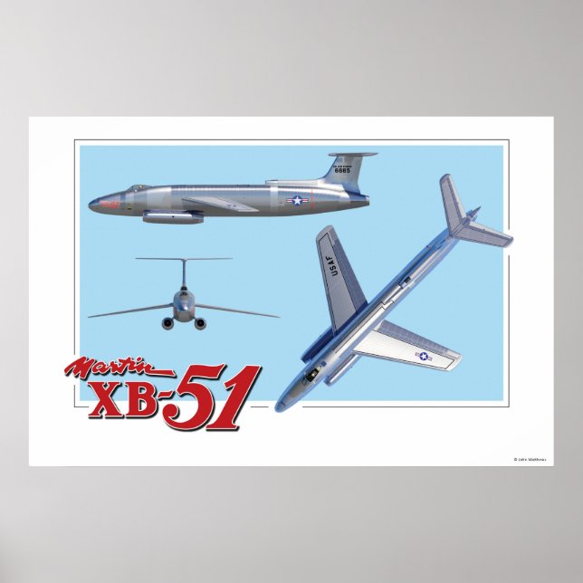 Affiche Le Martin XB-51 (Devant)