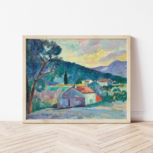 Affiche Le Mas à Saint-Tropez | Henri Manguin (Créateur téléchargé)