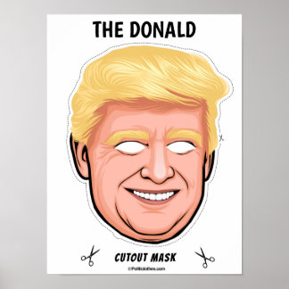 Affiche Le masque Donald Halloween