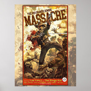 Affiche Le massacre de zombies du Rio Grande