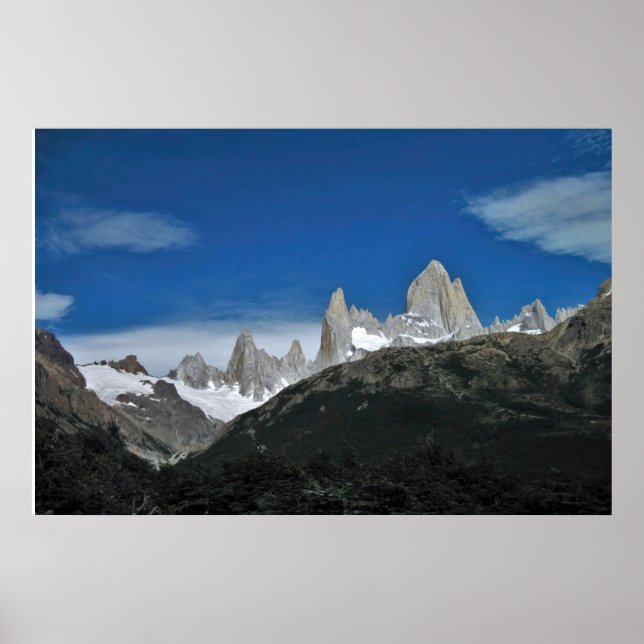 Affiche Le massif du Fitz Roy (Devant)