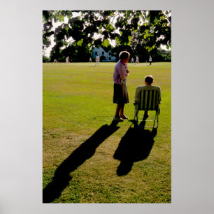 Affiche Le match de cricket