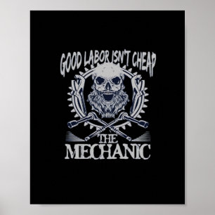 Affiche Le mécanicien n’est pas bon marché classique - Tra