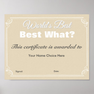 Affiche Le meilleur du monde