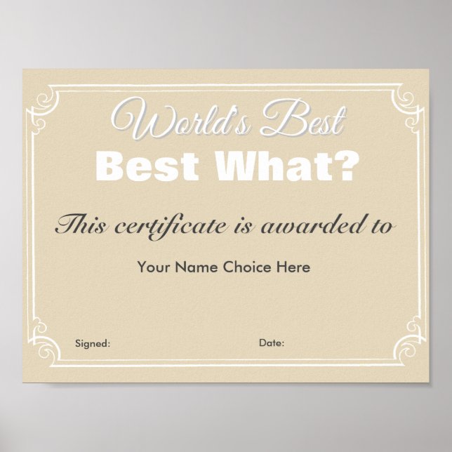 Affiche Le meilleur du monde (Devant)