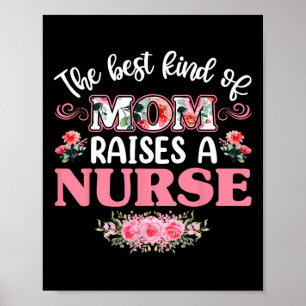 Affiche Le Meilleur Genre De Maman Élève Une Chemise Infir