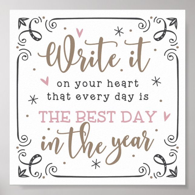 Affiche Le meilleur jour (Devant)