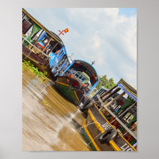 Affiche Le Mékong au Vietnam (Devant)