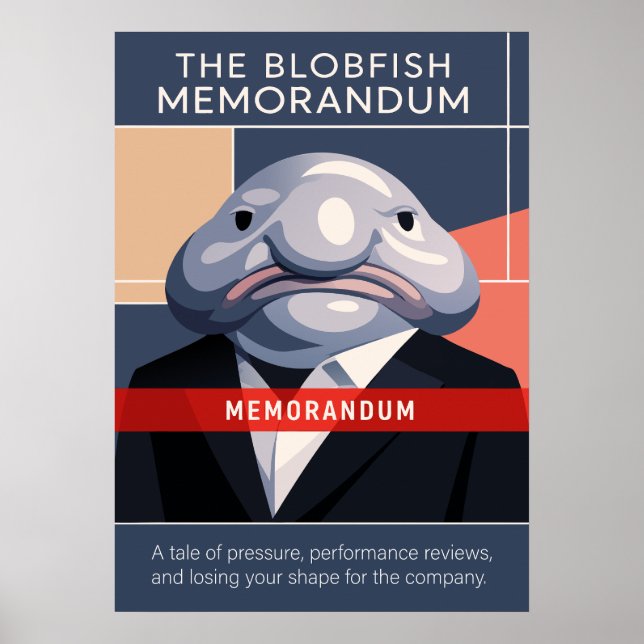 Affiche Le Mémorandum du Poisson-Goutte d'Art (Devant)