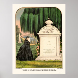 Affiche Le mémorial du soldat d'ici 1863