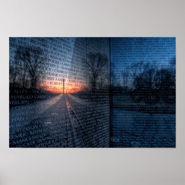 Affiche Le mémorial du Vietnam (Devant)