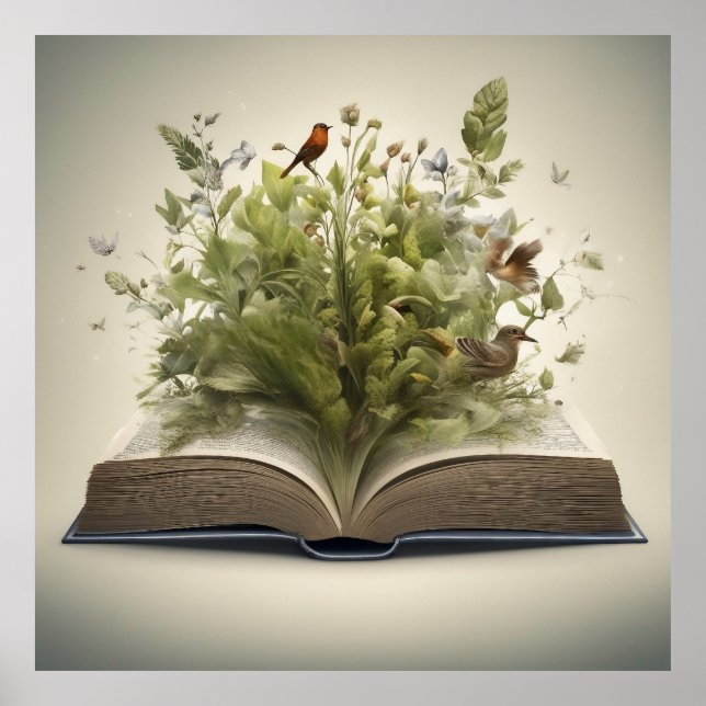 Affiche Le merveilleux livre ouvert (Devant)