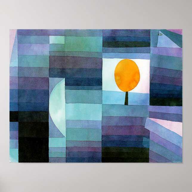 Affiche Le Messager d'Automne, Klee (Devant)